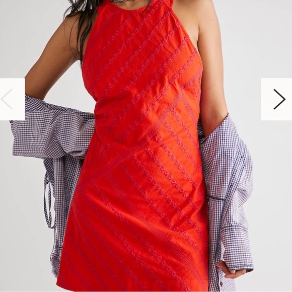 NWOT FREE PEOPLE June Mini Dress - Picture 2 of 12